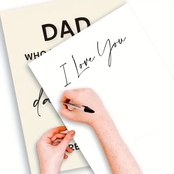 Birthday Card for Dad from Daughter - 5" x 7" - Picture 4 of 5